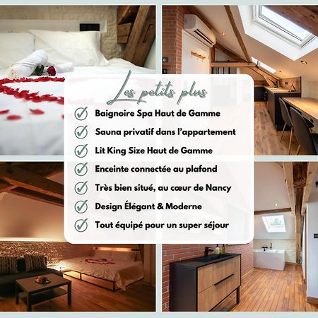 Evasion Chic, Spa Et Sauna Sous Les Toits น็องซี ภายนอก รูปภาพ